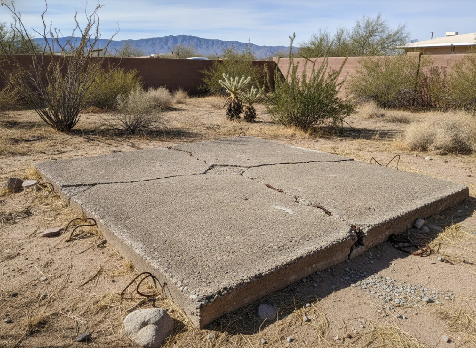 Shed Slab & Concrete Pad Removal service in Las Cruces NM