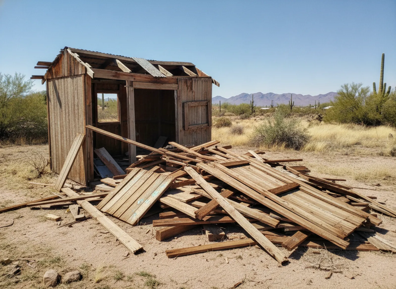 Shed Demolition & Teardown service in Las Cruces NM